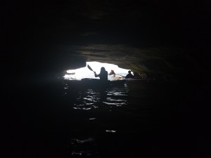 sea cave kayaking